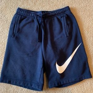 Nike work out shorts navy blue Medium